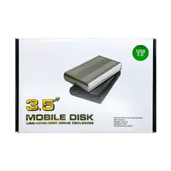 XUE - CAJA EXTERNA PARA DISCO SATA 3.5" USB 3.0 NEGRA MARCA