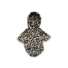 WAWAW - Hoodie S bisonte camel animal print negro 1