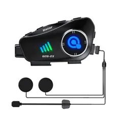 GENERICO - Intercomunicador para Casco Modelo Q28 2X Negro