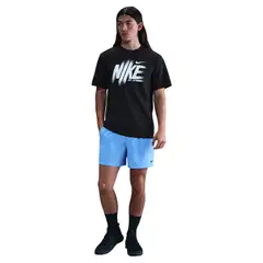 NIKE - Camiseta M Nk Df Uv Hyverse Ss Gfx Hombre-Negro