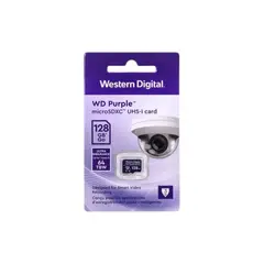 WESTERN DIGITAL - Tarjeta microSD Purple 128GB