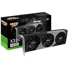 NVIDIA - Tarjeta De Vídeo INNO3D GeForce RTX 5070 X3 OC 12GB