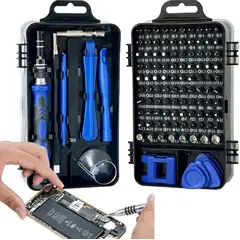 GENERICO - Super Kit Destornillador de Precision 115 Puntas
