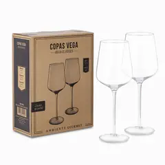 AMBIENTE GOURMET - Copa vega en cristal 650 ml setx2