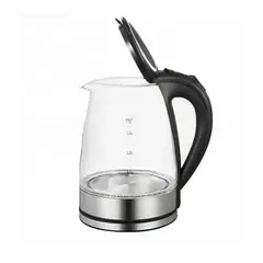 GENERICO - Tetera Eléctrica Hervidor De Agua Vidrio 1.8 LT