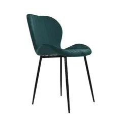 BONNO - Silla De Diseño Sol Decorativa Moderna Cómoda Color Esmeralda