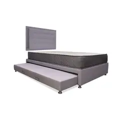 GENERICO - Combo Cama Tarima Nido Tanner 120 Semidoble mas espaldar
