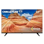 CHALLENGER - Televisor 50 pulgadas 4K Smart Google TV UHD 50KG85 BT T2 S