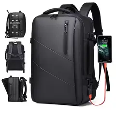 GENERAL - Mochila Antirrobo Ejecutiva Impermeable con Carga USB - Expansible
