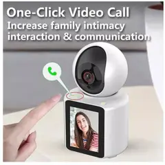 GENERICO - MONITOR CÁMARA DE BEBE INALÁMBRICA VISIÓN NOCTURNA WIFI