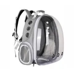 GENERICO - Morral Tipo Mochila Capsula Astropet Mascotas- Gris
