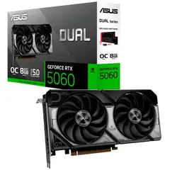 ASUS - Tarjeta De Vídeo GeForce RTX 5060 Dual OC GDDR7 8GB
