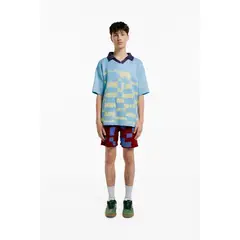 MAGLIONE - Camiseta Polo Cuadros manga corta