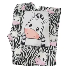 GENERICO - Pijamas Dama Estampada Piel de Durazno Cebra