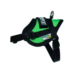 GENERICO - Arnes K9 Talla XS Verde Limon Con Parche Emotional Support