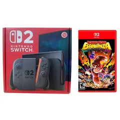 NINTENDO SWITCH - Consola 2 + Donkey Kong Bananza Fisico