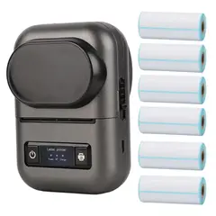 GENERICO - Impresora Etiquetas y Pos Térmica Portátil Bluetooth PT-260 Color Negro