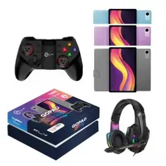 FLY - Tablet Gopad Gamer Audífonos Control Estuche