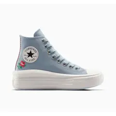 CONVERSE - Tenis Azul Mujer Chuck Taylor All Star Move Platform Rose Cross