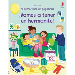 USBORNE - Vamos A Tener Un Hermanito! Mi Libro De Pegatinas