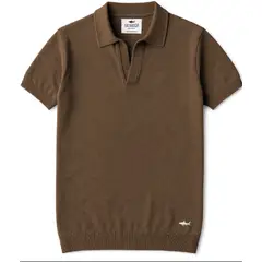 SALVADOR BEACHWEAR - POLO DE PUNTO CHOCOLATE