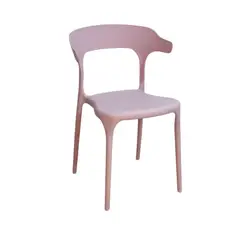 DISTRIONLINE - Silla Plástica Génova Rosa