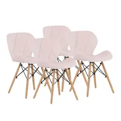 DISTRIONLINE - 4 unidades de Silla Mariposa color Rosa