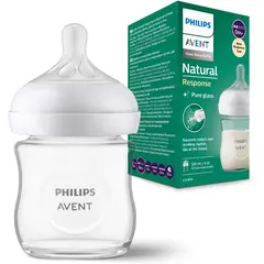 AVENT - Tetero Natural Response Vidrio 4 Oz SCY930/01