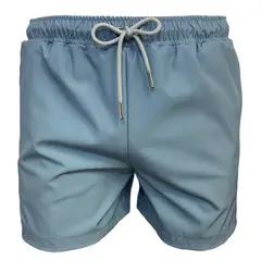 SALVADOR BEACHWEAR - PANTALONETA ECO AZUL GRIS