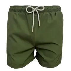 SALVADOR BEACHWEAR - PANTALONETA ECO VERDE MILITAR