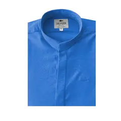 SALVADOR BEACHWEAR - CAMISA NERU AZUL MEDIO FLEX