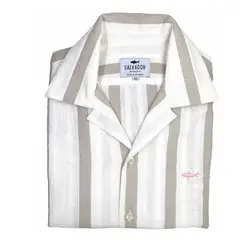 SALVADOR BEACHWEAR - CAMISA RESORT BLANCA R ARENA