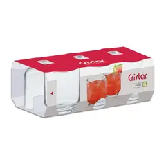 CRISTAR - Set X6 Unidades de Vasos Alegro Rocks 2866CL