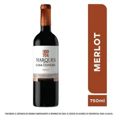 CONCHA Y TORO - VINO TINTO MARQUES DE CASA CONCHA MERLOT 750 ML