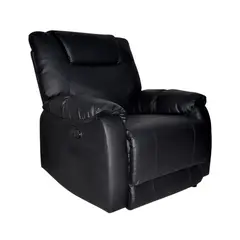 BONNO - Sofa Relax Queen Reclinable Confortable Moderno Color Negro