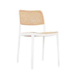 BONNO - Silla De Diseño Estructura Polipropileno Moderna Color Blanco