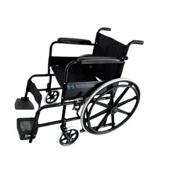 VALCRI - Silla De Ruedas Estándar Rin Estrella Negro Fy-809