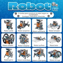 KOBALT - Robot Solar 13 en 1 Educativo STEM para Niños