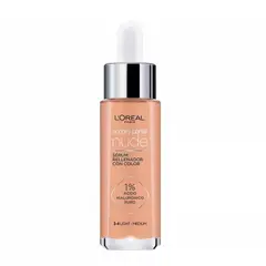 LOREAL PARIS - Base True Match Nude Hyaluronic LOréal Tono 3-4 30mL