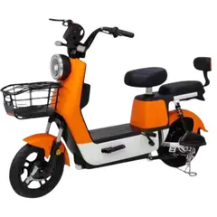ECO BIKE - BICICLETA ELÉCTRICA 800WATS ECOEXPERT NARANJA+NEGRO 120KL