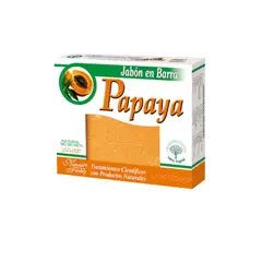 NATURAL FRESHLY - JABON DE PAPAYA EN BARRA X 90 GR.