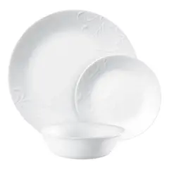 CORELLE - Vajilla Simple Sketch Diseño Moderno 12 Piezas