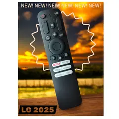 GENERICO - Control LG 2025 botón Netflix con comando de voz
