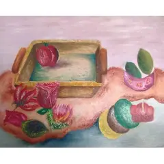 GENERICO - Obra de arte Calor de Hogar - Bodegón sobre lienzo