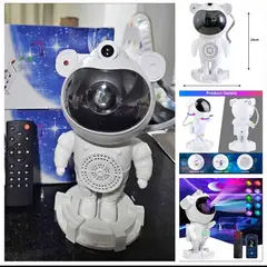 GENERICO - Astronauta proyector de Luz nocturna galaxia con Bluetooth