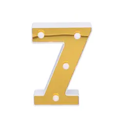 GENERICO - Letras Numeros De Luces Decoracion Fiesta Cumpleaños Siete