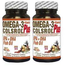 NATURAL FRESHLY - OMEGA 3 COLSROL PLUS + VITAMINA E COMBO X 2 X 50 CAPSULAS C/U