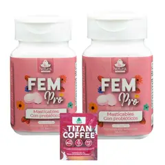 UNMERCO - FEMPRO x2 Probióticos Mujer Flora Íntima & Digestiva - pH Vaginal