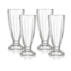 LIBBEY - Set x4 Vasos Tara para Malteada y helado 355 ml