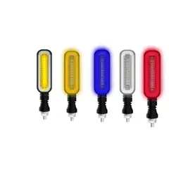 GENERICO - Direccional Blanca LED Stallion para Motocicleta